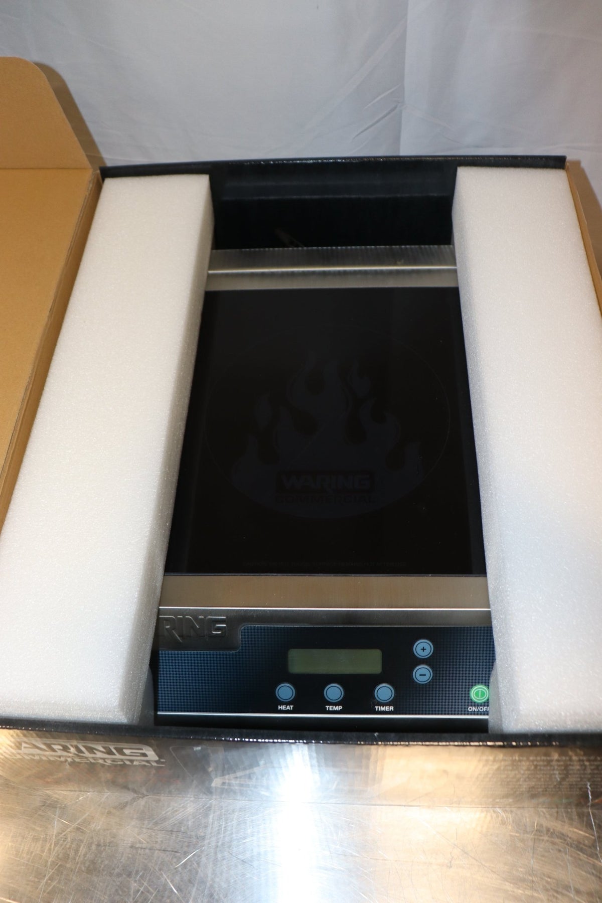 Waring WIH400X 13" Electric Induction Range 120V, 1800W - NMB Restaurant Equipment