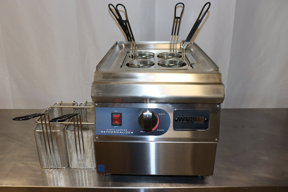 Waring WPC100 3.5 Gallon Electric Pasta Cooker, 240V, 3600W - NMB Restaurant Equipment
