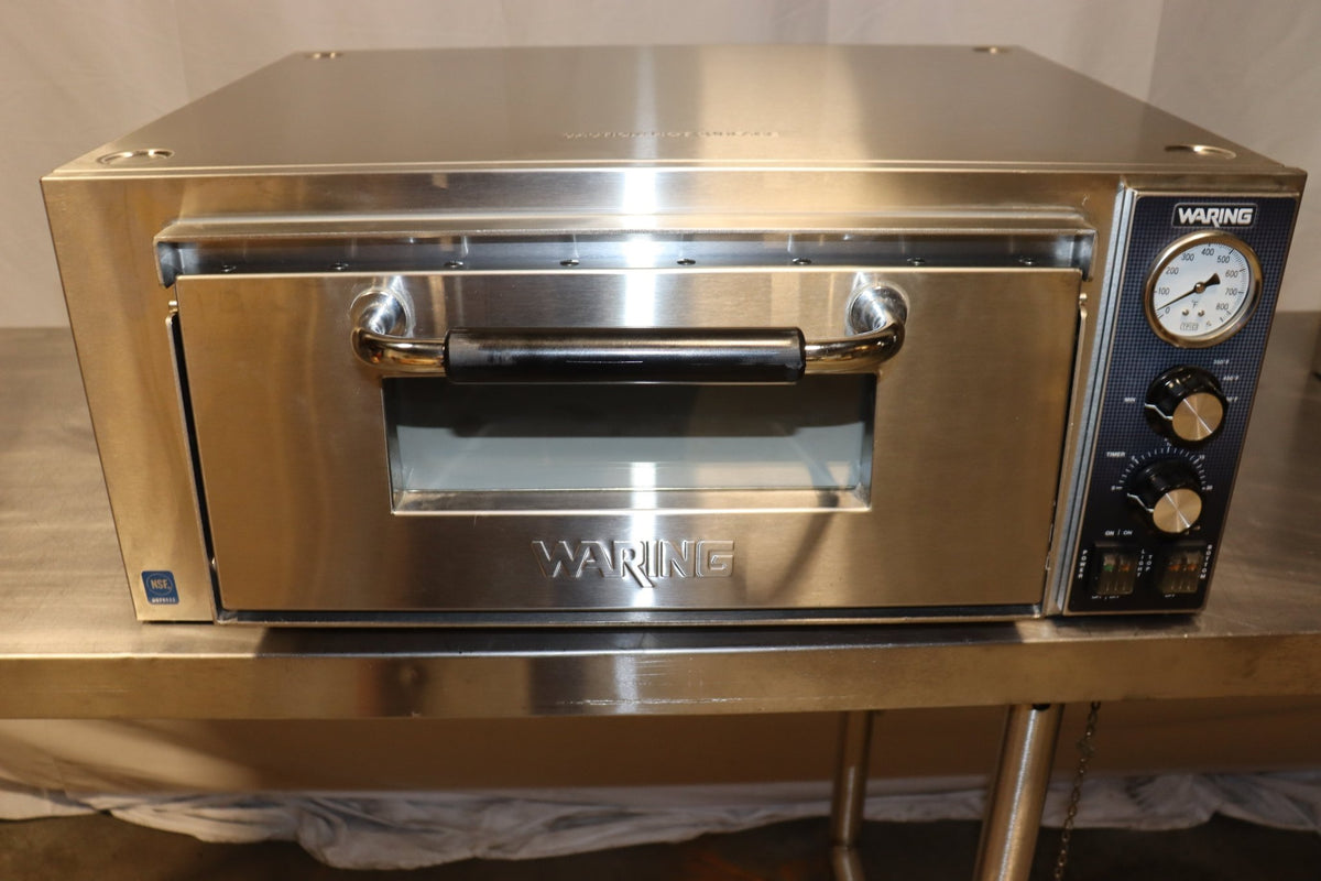 Waring WPO500 Electric Single Deck Countertop Pizza Oven, 120V, 1 Ph, 1,800W - NMB Restaurant Equipment