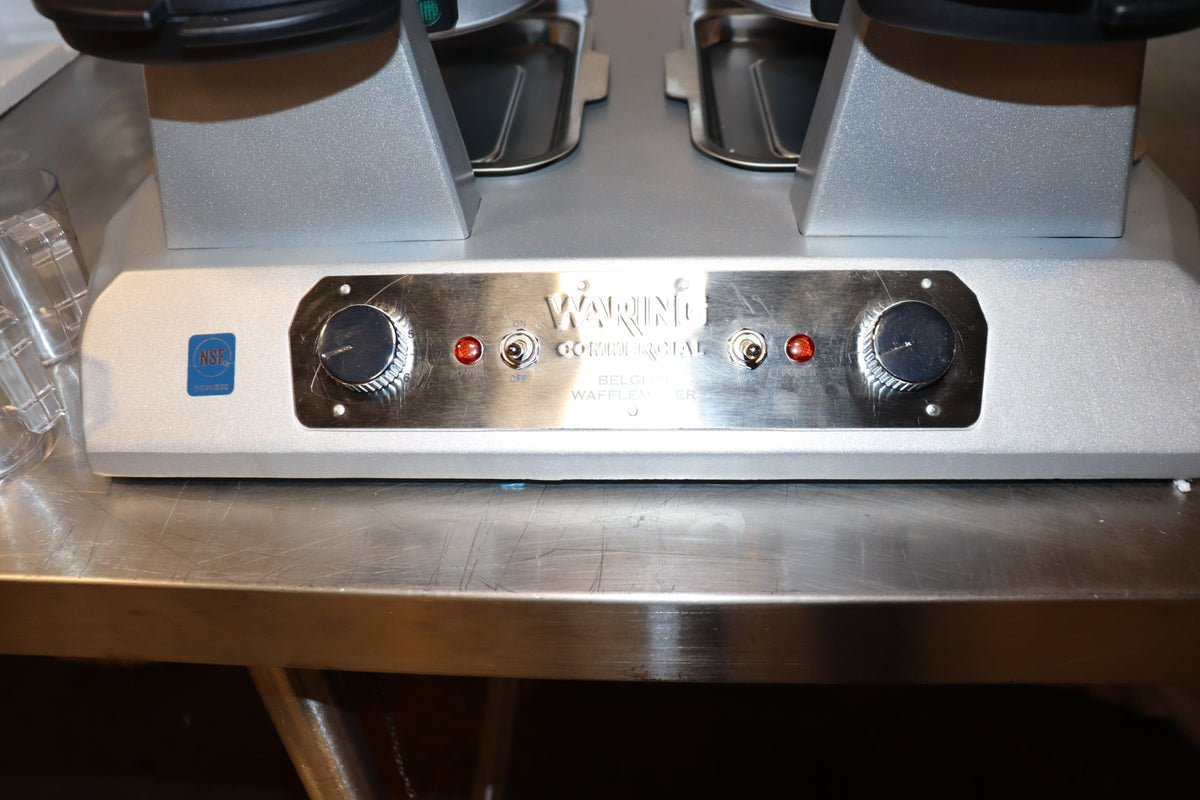 Waring WW300BX Non-Stick Quad Belgian Waffle Iron/Maker, 208V, 2,700W - NMB Restaurant Equipment