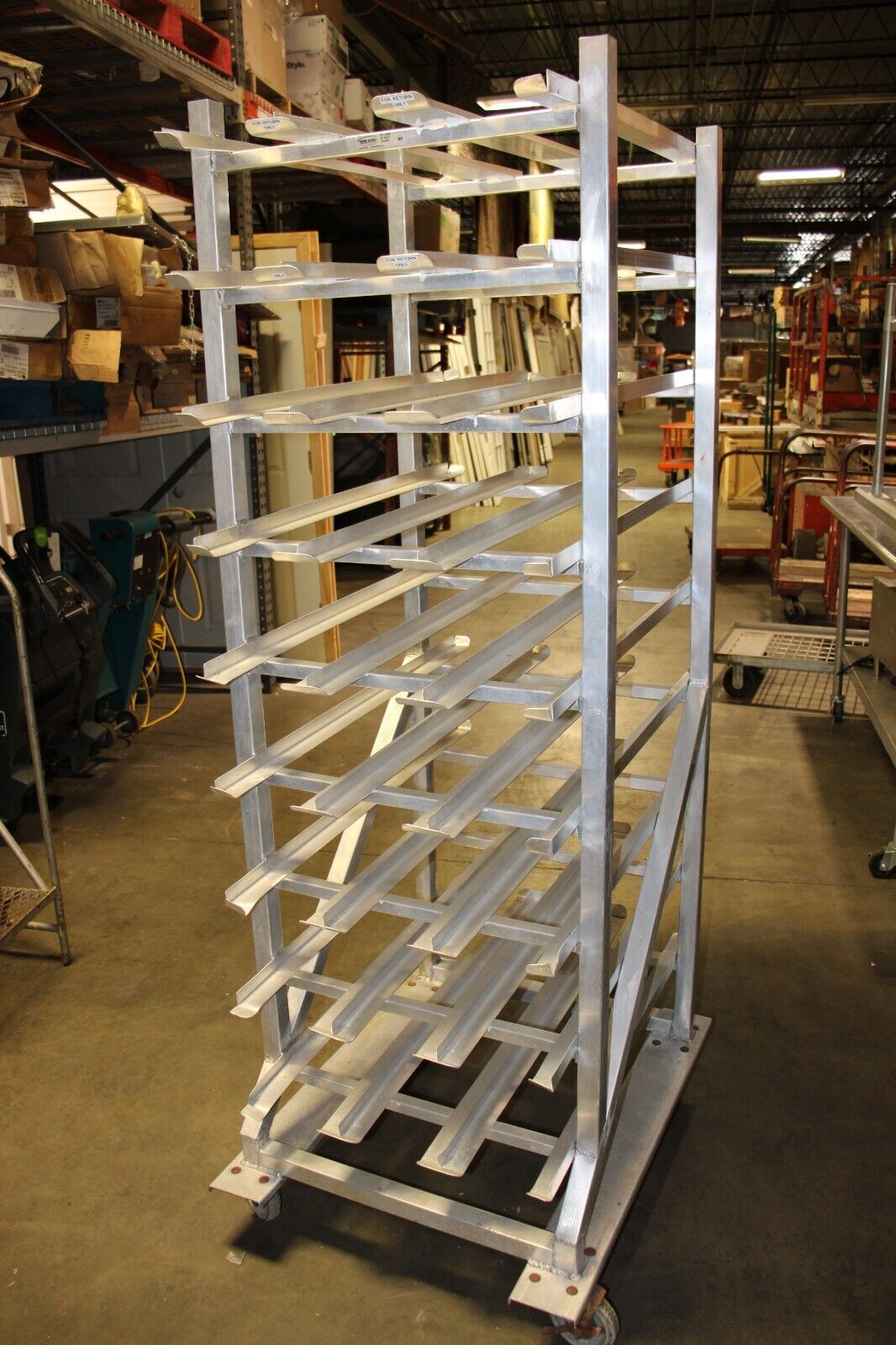 Winholt CR-162M Full Size Aluminum Mobile Can Rack - NMB Restaurant Equipment
