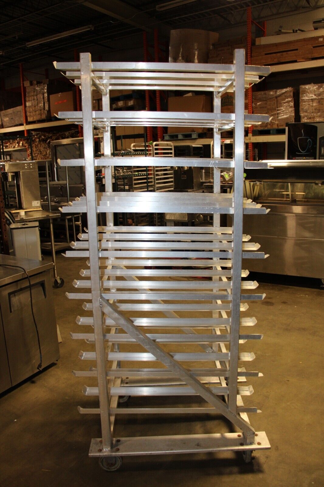 Winholt CR-162M Full Size Aluminum Mobile Can Rack - NMB Restaurant Equipment